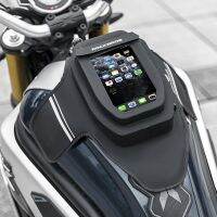 Motorcycle Fuel Tank Bag Waterproof Saddle Black Motorbike Bag Touchscreen Phone Bag Traveling Shoulder Bag Split Type&amp;All-in-1