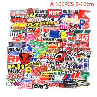 TANG 100PCS Racing Car Stickers Graffiti JDM Car Modification Waterproof Stickers