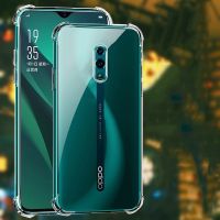 【ขาย】เคสโทรศัพท์กันกระแทกแบบใสซิลิโคนสำหรับ OPPO Reno 6 5 4 Pro 5F 5Z 4Z 5G 2 Z Realme GT 6 5 3 C2 Pro 6i 5i Q ฝาหลัง