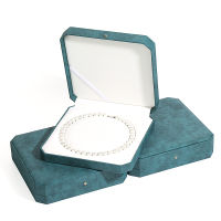 Jewelry Box Octagonal Box PU Jewelry Box Ring Box Packaging Box Necklace Packaging Box Octagonal Pearl Jewelry Box