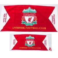 DFE ผ้าเช็ดมือ **ลิขสิทธิ์แท้** ผ้าเช็ดหน้า + ผ้าเช็ดตัว ลาย ลิเวอร์พูล Liverpool FC Towel Set ผ้าขนหนู  ผ้าเอนกประสงค์