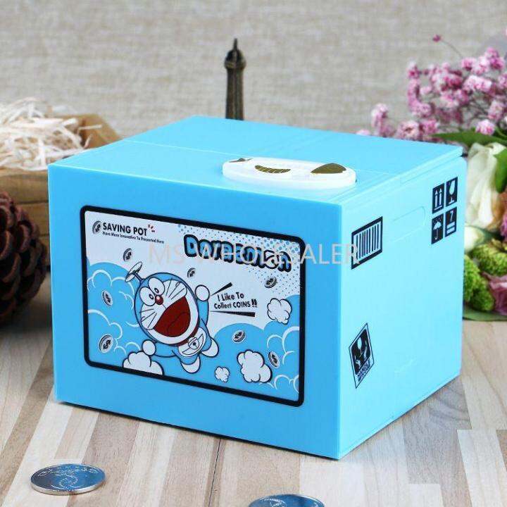 (READY STOCK) Cute Steal Coin Bank Money Saving Music Box Toy Gift