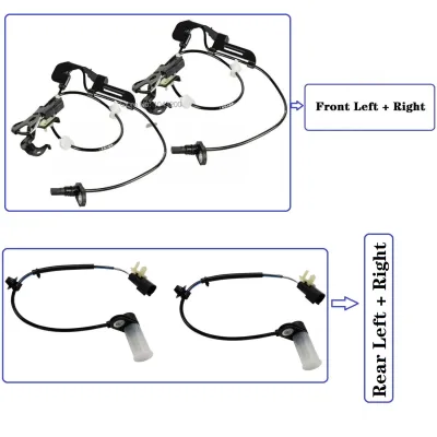 ด้านหน้าด้านหลัง Abs Speed Sensor สำหรับ Ford Ranger T64 2.2TD / T65 3.2TD DB392C204BD,DB392C204AD,DB392C205BD,DB392C205AD,AB312C216AD