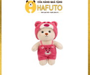 Hafuto plush Cute Pikachu cute bear embroidery hooded Teddy Lena stuffed