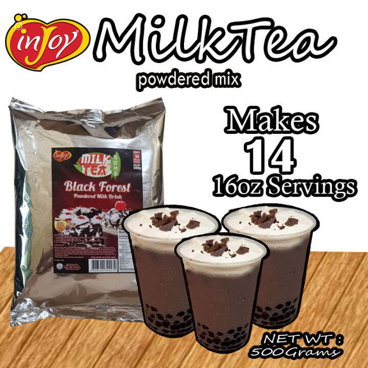 Injoy Milk Tea Black Forest Flavor 500g Lazada PH