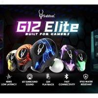 ลด 50% (พร้อมส่ง)Sabbat G12 Elite Game Series TWS  หูฟังบลูทูธ หูฟังไร้สาย รองรับ Gaming mode เบสหนัก(ขายดี)