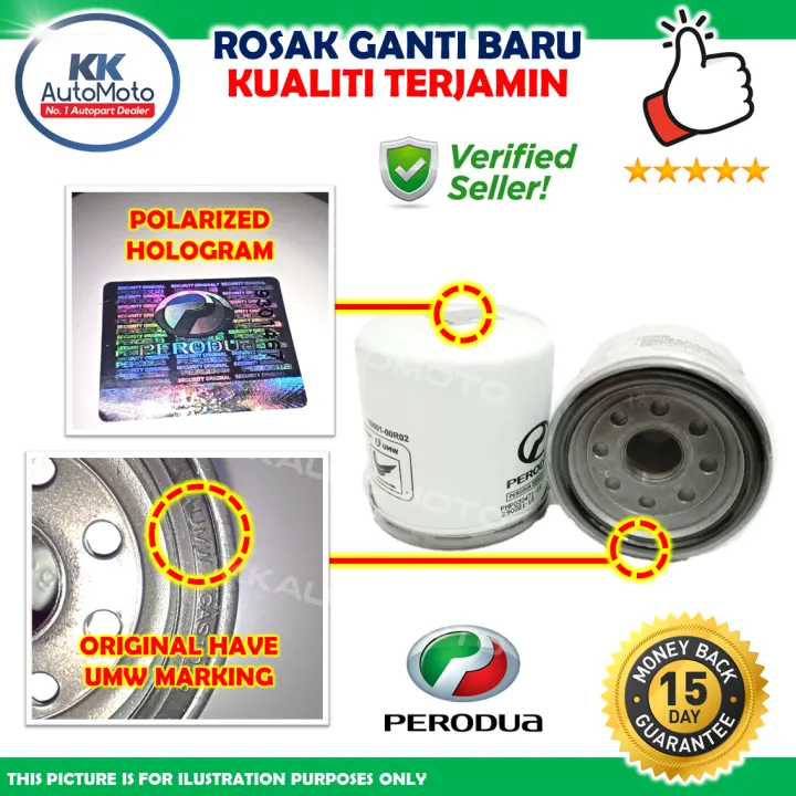 15601 00r02 Genuine Original Perodua Aruz Alza 2019 Axia Se Style G Bezza X Se Myvi G3 2018 Axia Aura Oil Filter Lazada