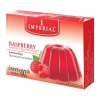 อิมพีเรียล วุ้นเจลาตินสำเร็จรูป กลิ่นราสพ์เบอร์รี่ 100 ก. ✿ IMPERIAL Raspberry Flavored Gelatin Dessert 100 g.