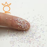 1.2mm Micro Zircon Crystal Rhinestone With AB Colors Nail Art Rhinestone Small size with AAA quality For nail decoration Headbands