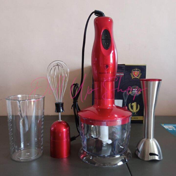 4in1 Kaisa Villa Immersion Stainless hand Blender with Mixer Whisk