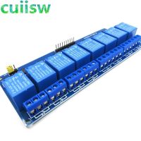 ด้วย optocoupler 8 ช่องแผงควบคุมรีเลย์ 8 ช่อง PLC รีเลย์โมดูล 5V 12V สําหรับ arduino