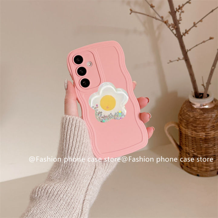 phone-case-เคส-samsung-galaxy-m14-5g-เคสโทรศัพท์แบบนิ่มรูปคลื่นและ-ins-เคสของเเข็งสีใหญ่ลายดาวตกสไตล์2023