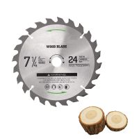 Circular Saw Blade 185MM 24 Tooth Tungsten Carbide Tipped Circular Wood Cutting Saw Blade with 16mm Arbor for Wood Cutting