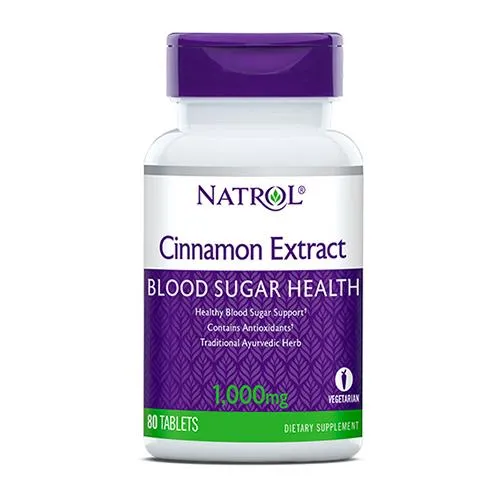 Natrol Cinnamon Extract 1,000mg 80 Tablets Lazada PH