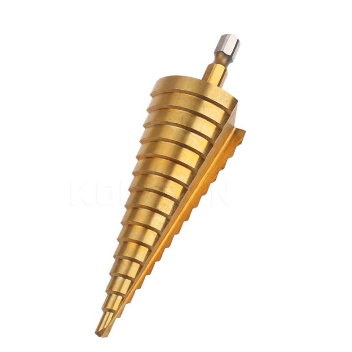 4-32-mm-hss-titanium-coated-step-drill-bit-drilling-power-tools-for-metal-high-speed-steel-wood-hole-cutter-step-cone-drill