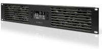 AC Infinity CLOUDPLATE T7-N, Rack Mount Fan Panel 2U, Intake Airflow, for Cooling AV, Home Theater, Network 19” Racks