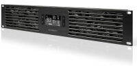 AC Infinity CLOUDPLATE T7-N, Rack Mount Fan Panel 2U, Intake Airflow, for Cooling AV, Home Theater, Network 19” Racks