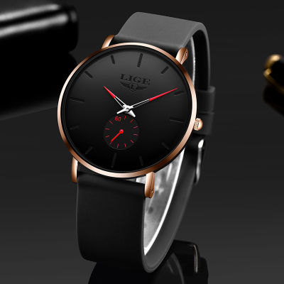 LIGE 2022 New Fashion Sports Mens Watches Top nd Luxury Waterproof Simple Ultra-Thin Watch Men Quartz Clock Relogio Masculino