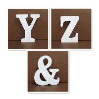 1pcs White Wooden Letter English Alphabet DIY 15cm Personalised Name Design Art Craft FreeStanding Heart Wedding Home Decoration Decanters