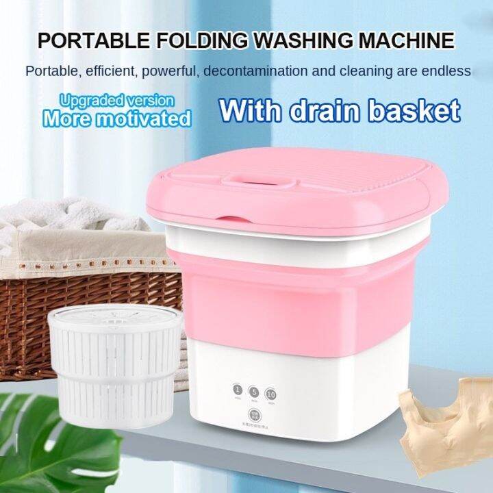 Hodekt New fully automatic mini portable folding washing machine