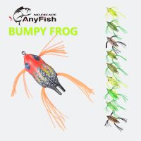 Anyfish Bumpy Frog 4.5cm 7.7g Fishing Lure Single Hook Blackfish Artificial Soft Bait Lure Bait Topwater Floating Lure Big Fish - Fishing Lures - AliExpress