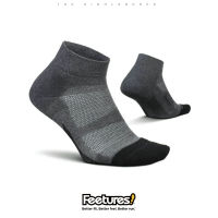 FEETURES Elite Max Cusion Low Cut ถุงเท้าวิ่งมาราธอน ยาวปิดข้อเท้า