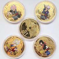 เหรียญการ์ดของเล่นสะสม Goku Torankusu Beerus 18 Gogeta หายากสำหรับอนิเมะดราก้อนบอลของขวัญคริสต์มาสวันเกิด