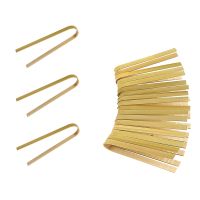 20Pcs Wooden Bamboo Tongs Cooking Utensils Mini Bamboo Tongs Natural Toast Tongs for Cooking Durable Easy Install Easy to Use