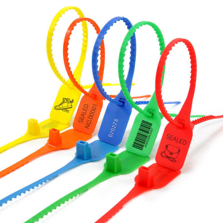 100PCS Plastic Security Seals Tamper Proof Seal Tags Serial Numbered