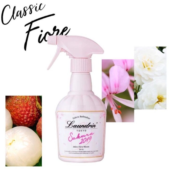คุณภาพดี-สเปรย์ปรับอากาศ-และดับกลิ่น-กลิ่นซากุระ-fabric-refresher-sakura-cherry-blossom-370-ml-รหัสสินค้า-6223