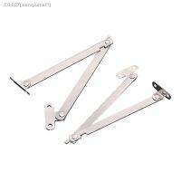 ✻ 2PCS/Set Furniture Cupboard Stainless Steel Rotatable Folding Lid Support Hinge Soft-Down Stay Hinge Left And Right Support