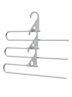 3 Pcs Clothing Rack Pants Hanger Wardrobe Closet Organizer Storage Bedroom Drying Shelves and Supports Dressing Room Linen Wall