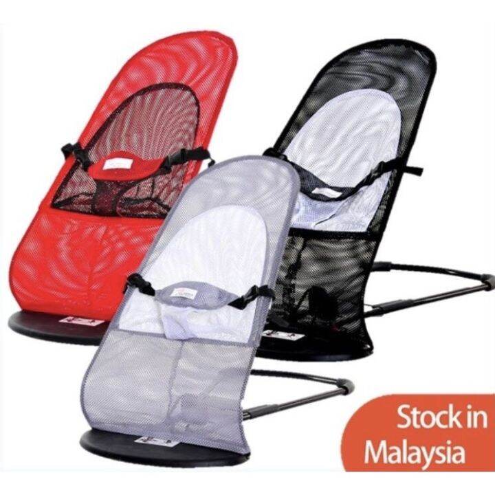 【Ready Stock】 🐳Foldable Baby Balance Chair Rocker Bouncer Chair Buai