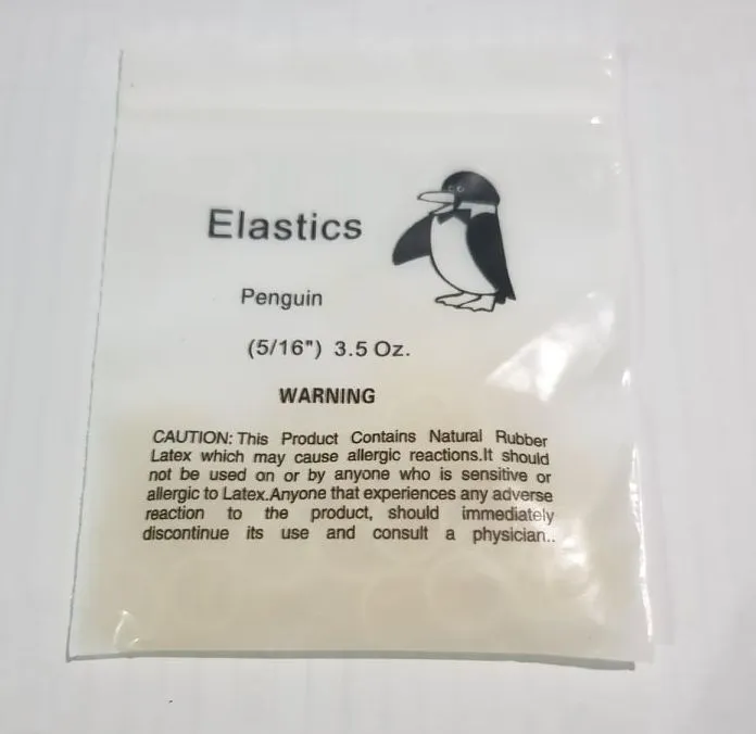 Elastics Penguin 5/16 3.5oz 50pcs./pack | Lazada PH