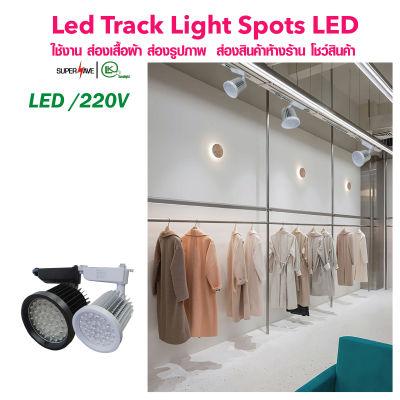 Tracklight ไฟราง แทร็กไลท์15w 50w BODY ขาว Hight power ขาว/วอร์ม