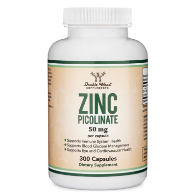 ZINC Picolinate 50mg - ซิงค์ 50 มล. -Double Wood Supplements  ซิงก์ สังกะสี