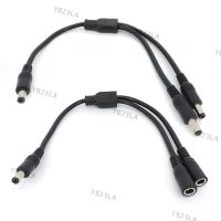 10A 18awg 19V 24V 12v 2 way DC 1 male to 2 male female Splitter connector Power supply adapter extension Cable 5.5x2.1mm Plug YB23TH