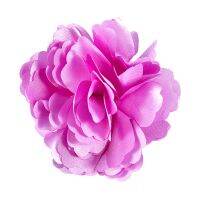 Pin Barrette in Peony Flower for Girls Women (purple)