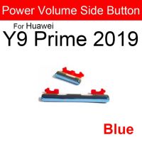 ปุ่มปรับระดับเสียงปุ่มเปิดปิดสำหรับ Y6 Huawei Y5 Y7 Y9 2019 Y6pro Y6 Y9prime 2019ปุ่มควบคุมพลังงานปุ่มด้านข้างแทนที่