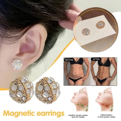 Earring Cute Everything Goes Together Magnetic Absorption Fashion Temperament Elegance