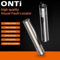 ONTi High Quality Rechargeable Laser Source Fiber Optic Cable Tester 5 15 20 30KM Lithium Battery Visual Fault Locator SC/FC/ST