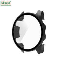 Migeet Casing PC คลุมทั้งหมด Garmin Forerunner 965 955สมาร์ทวอท์ช Ha ป้องกันหน้าจอขอบแก้วป้องกันกันชน955 965