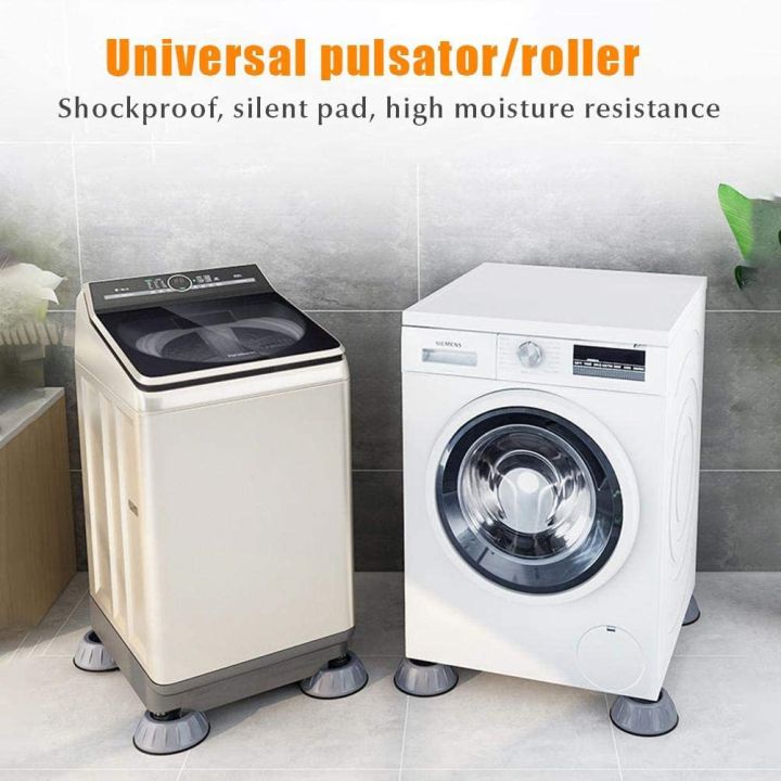 ฐานรองเครื่องซักผ้า-ที่รองตู้เย็น-ที่รองขาตู้-ที่รองตู้-ขารองเครื่องซักผ้า-4pcs-chock-pad-ขารองถังซักผ้า-4-ชิ้น-ขารองตู้เย็น-ขารองตู้