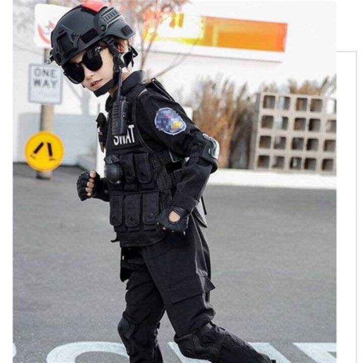 Children's special police clothes police clothing boy officer uniforms ...