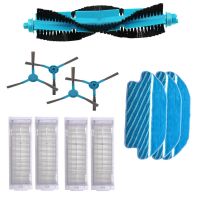 ♀☄✥ New 1pcs main brush 4pcs hepa filter 4pcs side brush 3pcs mop cloths for Xiaomi STYJ02YM Conga 3490 Vacuum Cleaner Parts