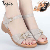 รองเท้าส้นสูง Topie สำหรับผู้หญิง MODE Korea รองเท้าแตะส้นสูง2023 Kasut Wedges Perempukan SP2201