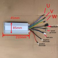 DC12V-24V 800W 40A ความเร็วควบคุม DC อุปกรณ์ควบคุมมอเตอร์แบบไร้แปรงถ่านสามเฟสสำหรับไดรเวอร์มอเตอร์แบบไม่มีแปรงถ่าน210*85*45มม. ชิ้นส่วนวงจรไฟฟ้า