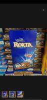 ROXTA ร็อกซ์ตา ขนมรสช็อกโกแลตและคาราเมลสอดไส้เวเฟอร์ ขนาด 24กรัม X12ชิ้น CHOCOLATE CARAMEL WAFER