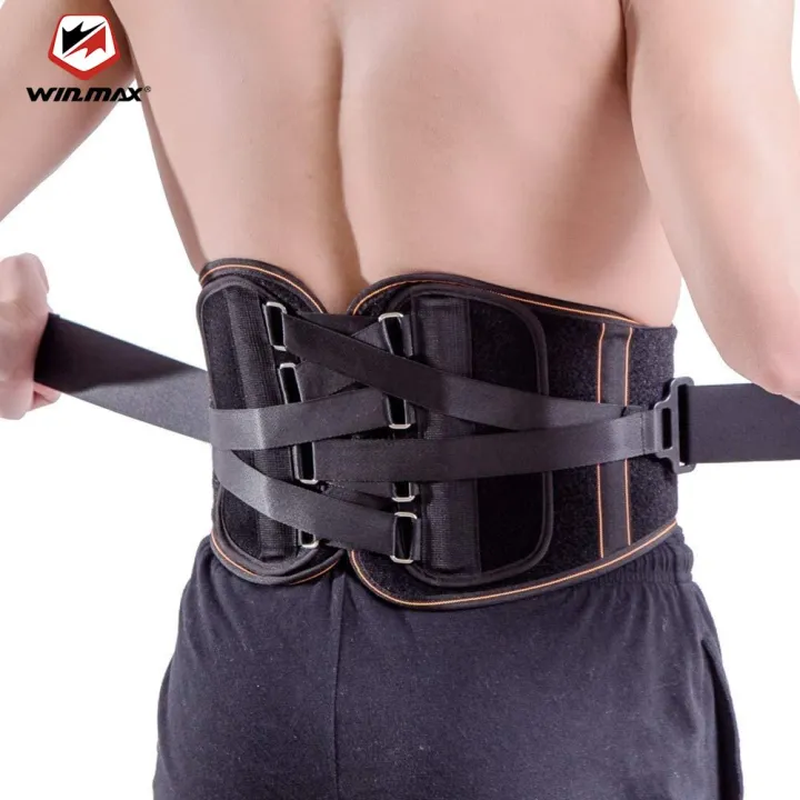 Winmax Lower Back Brace Pain Relief, Sabuk Penopang Lumbar, Tali