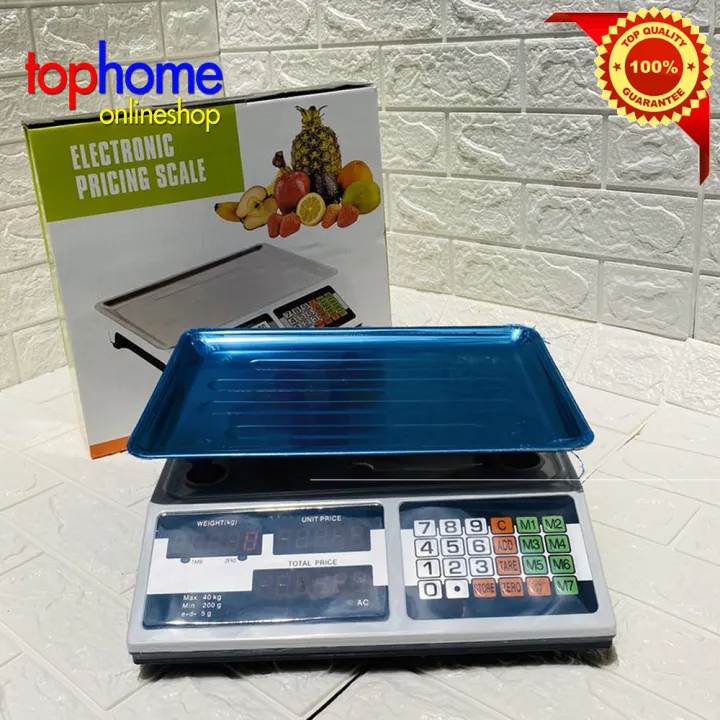 Electronic Food Meat Weighing Scale Digital Price Computing Pricing